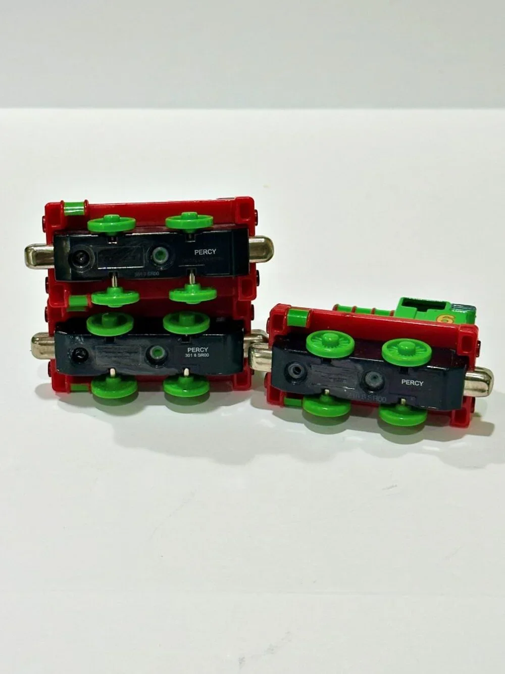 Thomas Take Along Percy Lot 3 Regular Snowy Birthday 2002 Learning Curve Diecast